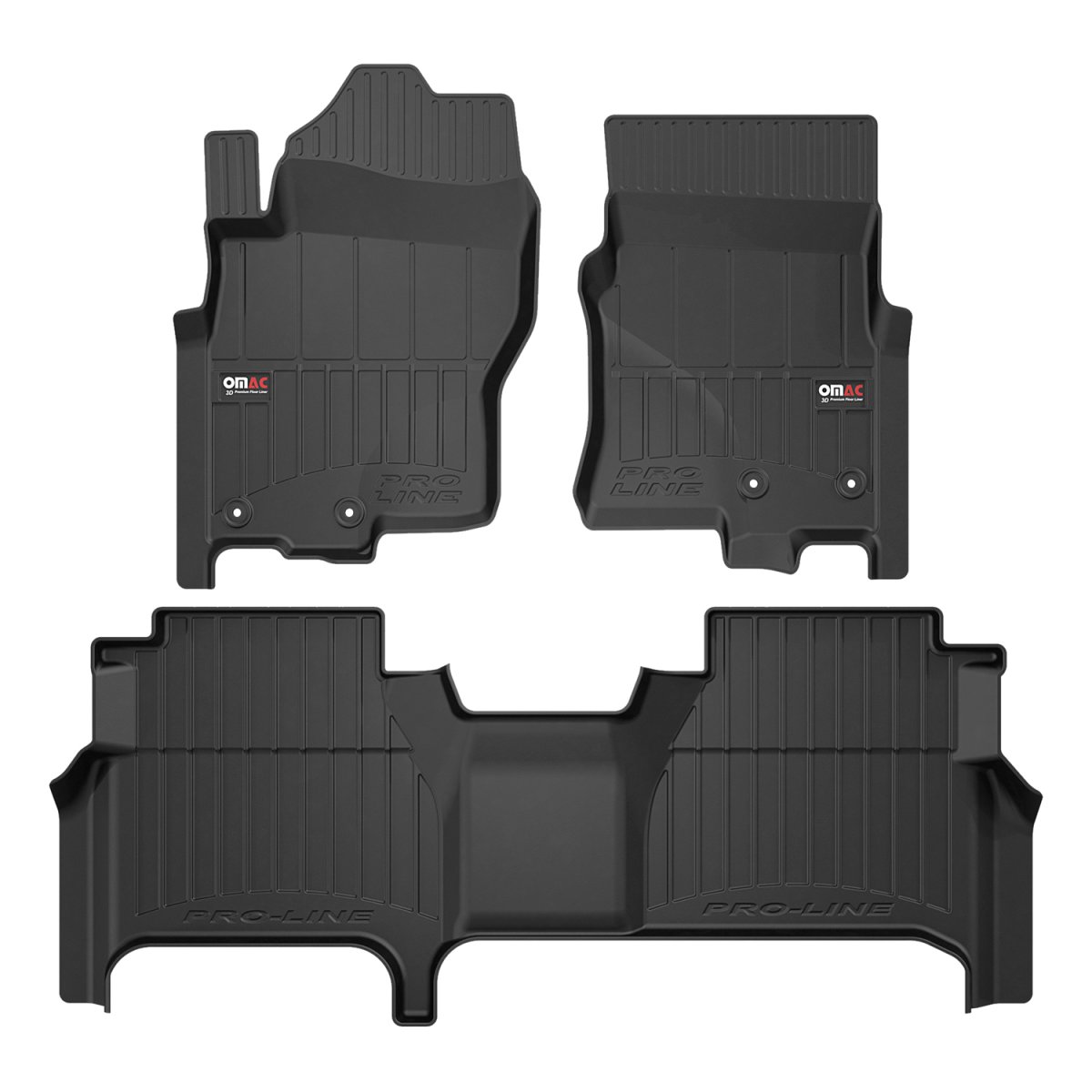 Nissan Frontier Floor Mat - Omac - Proline Premium TPE - Black - 2022-2025